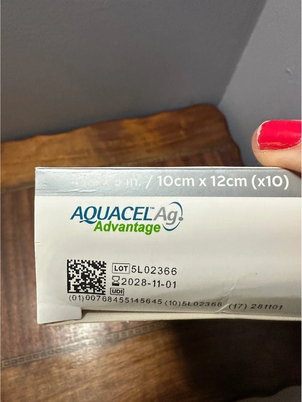 Aquacel Ag. Advantage Microbial Wound Dressing (6) 4”x5” Sheets w/Silver